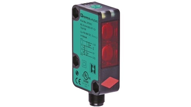 Pepperl + Fuchs Diffuse Photoelectric Sensor, Block Sensor, 2.5 m Detection Range | RL31-8-2500-IR/73c/136