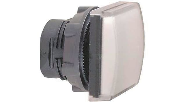 Schneider Electric White Pilot Light, 22 mm Cutout Harmony XB5 Series | ZB5CV013