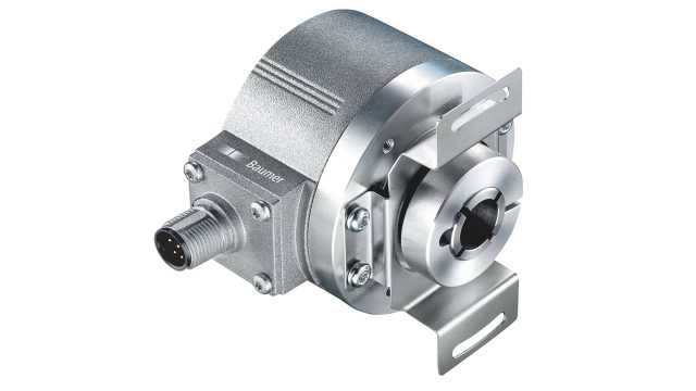 Baumer EIL580P Series Optical Incremental Encoder, 1 → 65536 ppr, TTL/HTL Signal, Hollow Type, 12mm Shaft | EIL580P-BT12.5FF.01024.B