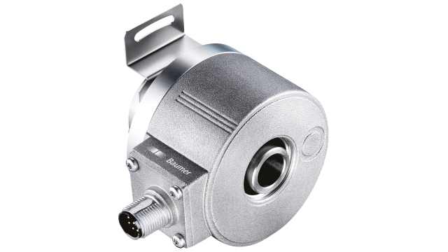 Baumer EIL580P Series Optical Incremental Encoder, 1 → 65536 ppr, TTL/HTL Signal, Hollow Type, 12mm Shaft | EIL580P-TT12.5FF.01024.B