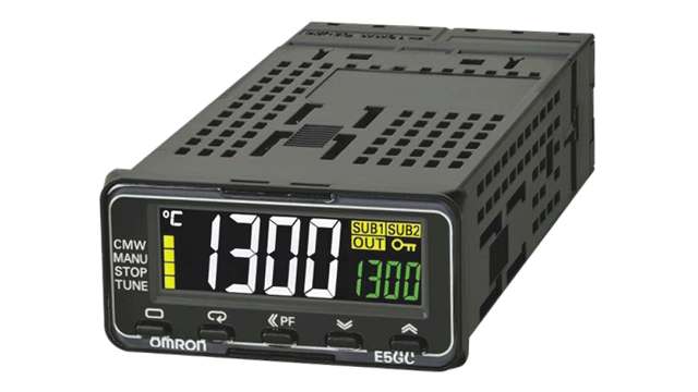 Omron E5GC Panel Mount PID Temperature Controller, 48 x 48mm, 3 Output Relay, 100 → 240 V ac Supply Voltage ON/OFF, | E5GC-RX2ACM-000