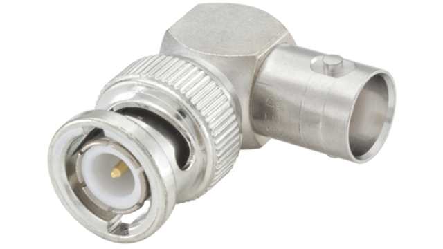 Rosenberger Right Angle 50 Ω RF Adapter 10 GHz Male Female | 51S201-K00N5