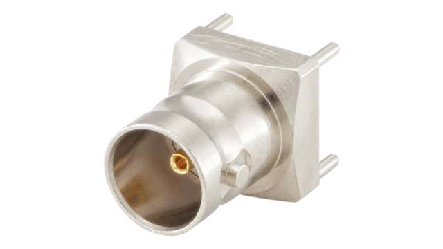 Rosenberger 71K101 Series PCB Female BNC, 75 Ω, Straight Body Solder | 71K101-400A5