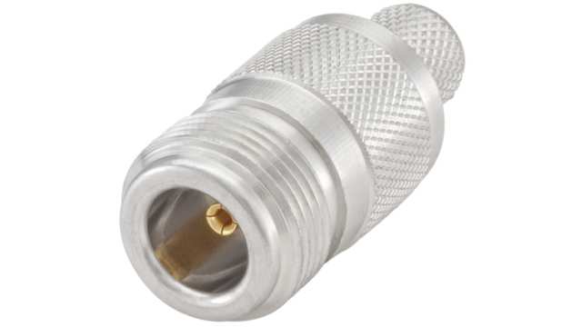 Rosenberger N Series Cable Female N Connector, 50 Ω, Straight Body Crimp | 53K101-115N5