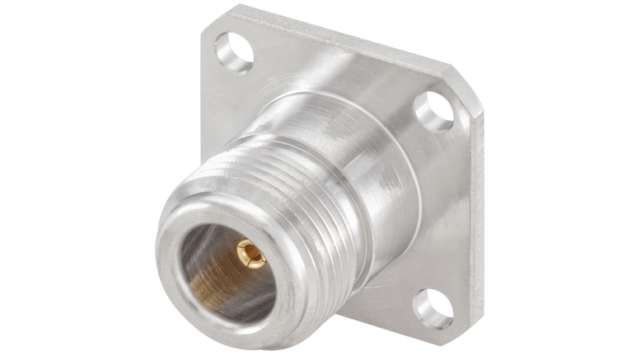 Rosenberger N Series Panel Mount Female N Connector, 50 Ω, Straight Body Solder | 53K401-200N5