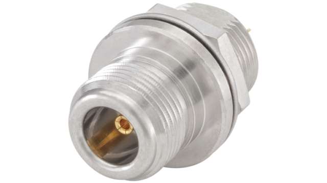 Rosenberger N Series Panel Mount Female N Connector, 50 Ω, Straight Body Solder | 53K501-200N5