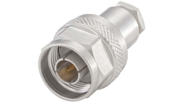 Rosenberger N Series Cable Male N Connector, 50 Ω, Straight Body Clamp | 53S114-006N5
