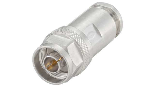 Rosenberger N Series Cable Male N Connector, 50 Ω, Straight Body Clamp | 53S102-015N5