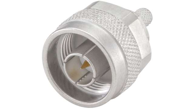 Rosenberger N Series Cable Male N Connector, 50 Ω, Straight Body Crimp | 53S107-108N5