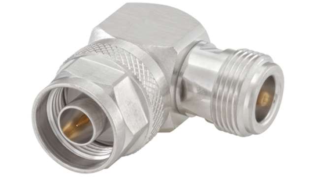 Rosenberger Right Angle 50 Ω Adapter 11 GHz Male Female | 53S201-K00N5