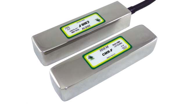 IDEM CMR-F Series Magnetic Non-Contact Safety Switch, 250V ac, 316 Stainless Steel Housing, NC, 5m Cable | 135030