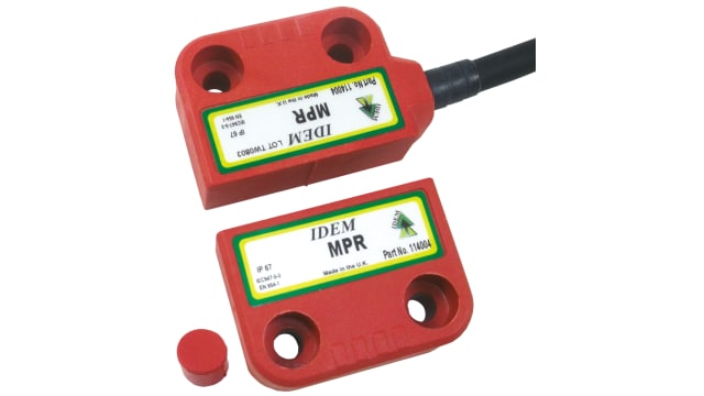 IDEM MPR Series Magnetic Non-Contact Safety Switch, 250V ac, Plastic Housing, NC, M8 | 114023