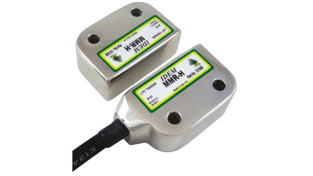 IDEM MMR-H Series Magnetic Non-Contact Safety Switch, 24V dc, 316 Stainless Steel Housing, 2NC, M12 | 131016