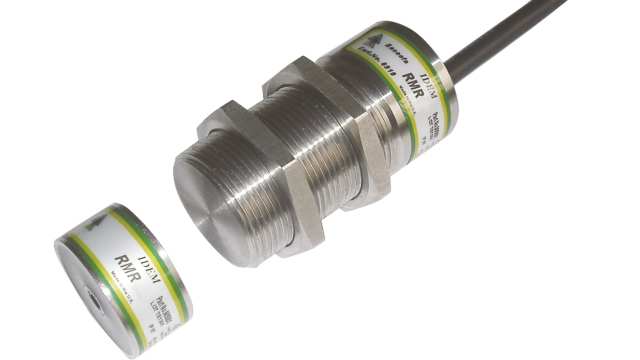IDEM RMR Series Magnetic Non-Contact Safety Switch, 24V dc, 316 Stainless Steel Housing, 2NC, 2m Cable | 134013