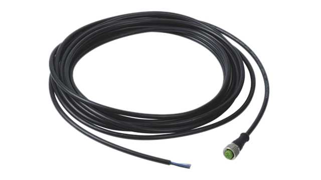 Werma LED Black M12 Cable Set for use with KOMPAKT 37 | 960.693.05
