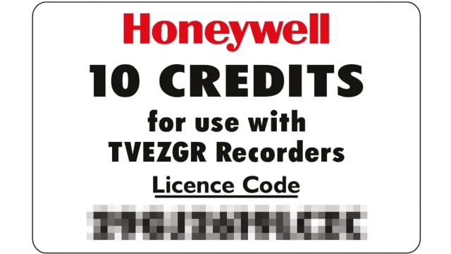 Honeywell TVU9-0-0-0-0-010-0-000 Firmware Upgrade for use with X Series and GR Recorders | TVU9-0-0-0-0-010-0-000