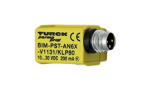 Turck Inductive Block Proximity Sensor, M8, PNP NO, 10 → 30 V dc | BIM-PST-AP6X-V1131 W/KLP-80