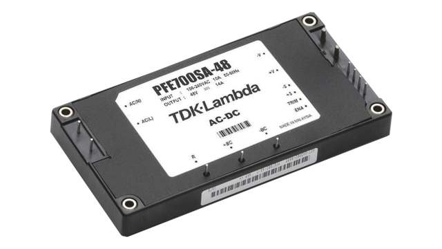 TDK-Lambda Switching Power Supply, PFE-700SA-48, 51V dc, 14A, 714W, 1 Output, 85 → 265V ac Input Voltage | PFE-700SA-48
