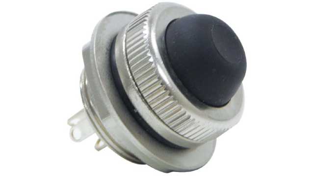 Switchcraft NPB Series Push Button Switch, Momentary, Panel, 15.49 mm Cutout, IP68, 48 V 125 V | 913S