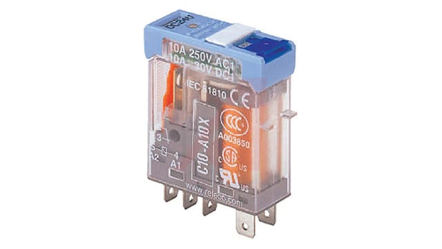 Turck Plug In Power Relay, 12V ac Coil, 10A Switching Current, SPDT | C10-A10X/012VAC