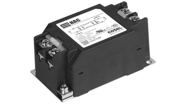 Cosel, NAC 16 A 250V ac/dc 150 kHz to 1 MHz, Panel Mount RFI Filter, Screw 1 Phase | NAC-16-472