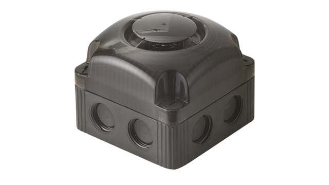 Werma 153 Series Base/Bracket Mount Electronic Sounder, 24 V dc, 105dB at 1 m, IP66, DC, 8-Tone | 153.000.55