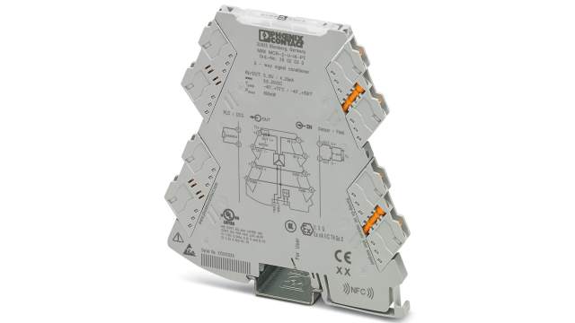 Phoenix Contact MINI MCR Series Signal Conditioner, Voltage Input, Current Output, 9.6/30 V dc Supply, CCC, UL, Class I | 2902030