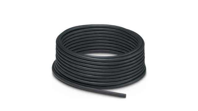 Phoenix Contact SAC-3P-100.0-PUR/0.5 Data Cable, 3 Cores, 0.5 mm² 20 AWG, Unscreened, 100 m, Black Polypropylene Sheath | 1457393