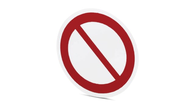 Phoenix Contact Panel Marker, 100 mm Height 1014226 White, Red | 1014226