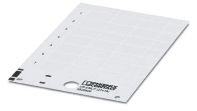 Phoenix Contact Panel Marker, 135 mm Length, 0.5 mm Height 0830305 Yellow | 0830305