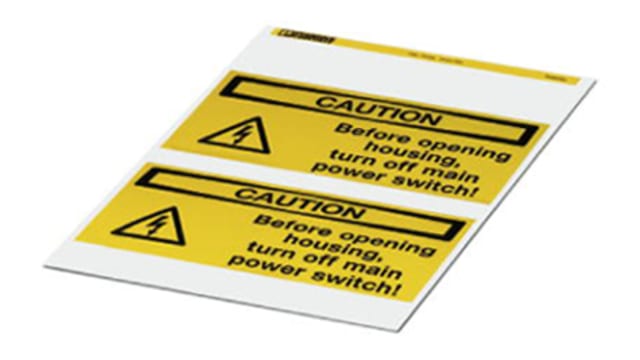 Phoenix Contact Panel Marker, 7 mm Length 0830531 White | 0830531