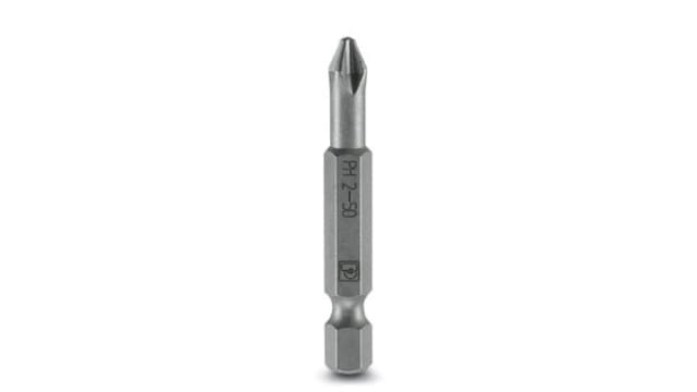 Phoenix Contact Screwdriver Bit, PH2 Tip, 50 mm Overall 5-Piece | 1212580