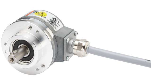 Kubler SIL 2 Series Absolute Absolute Encoder, 2048 ppr, Gray Signal, Solid Type, 10mm Shaft | 8.5853FS2.1A44.G323