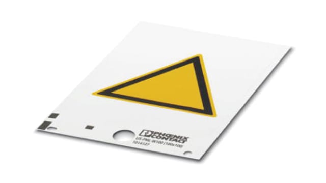 Phoenix Contact Panel Marker, 50 mm Length, 59.25 mm Height 1014132 Yellow | 1014132