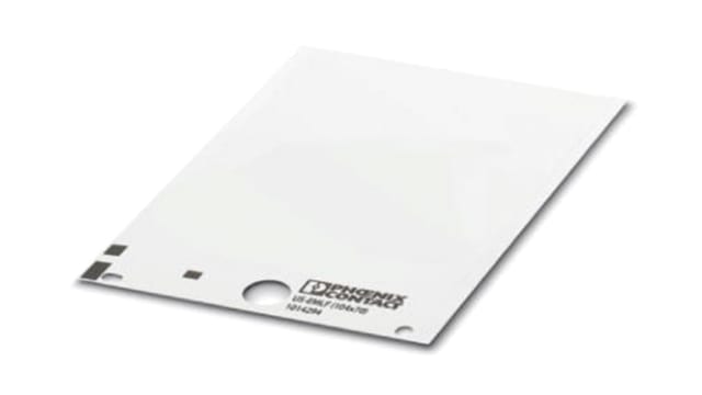 Phoenix Contact Panel Marker, 104 mm Length 1014291 White | 1014291