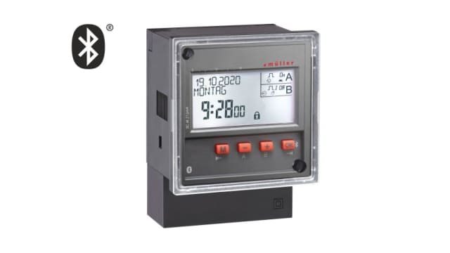Muller Digital SC Time Switch, 2-Channel 115 V ac | SC 44.21 PRO4 115V