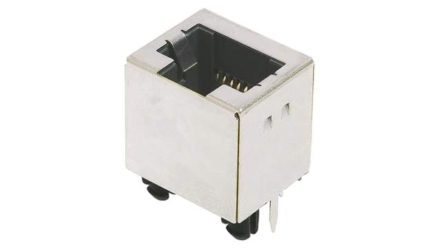 HARTING 0945 Series RJ45 Connector Female, Through Hole, Cat5 Shielded Straight 1 Port 8 Way | 09455511103