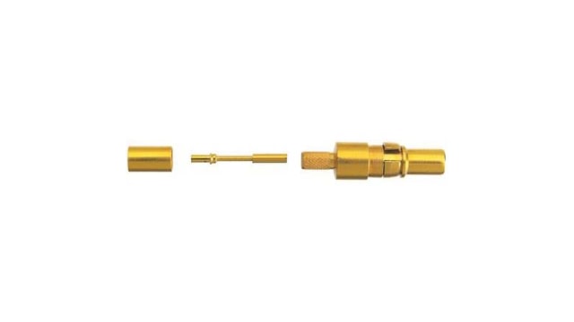 HARTING, 0969 Series, Male D-Sub Connector Coaxial Contact, Gold | 09692815143