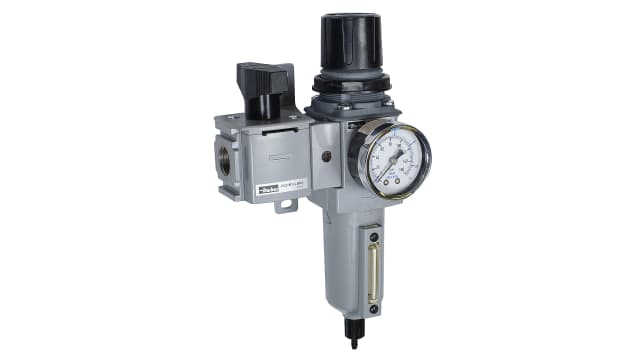 Parker P31 Filter Regulator, 5 μm, 1/2 in, Manual, 8 bar | P32QN14SEMNGW