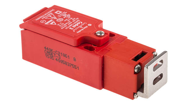 Allen Bradley Guardmaster 440K Safety Interlock Switch, 2NC/1NO, Keyed Actuator Included, Glass Filled PBT | 440K-C21067