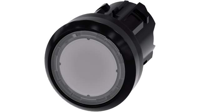 Siemens SIRIUS ACT Series Clear Momentary Push Button Head, 22 mm Cutout, IP66, IP67, IP69K | 3SU1001-0AB70-0AA0