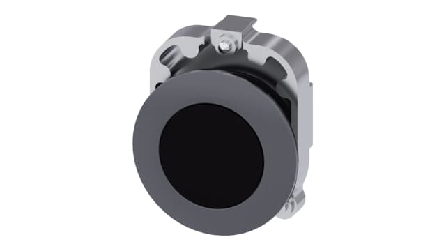 Siemens SIRIUS ACT Series Black Momentary Push Button Head, 30 mm Cutout, IP69K, IP67, IP66 | 3SU1060-0JB10-0AA0
