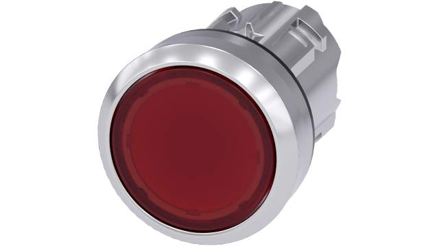Siemens SIRIUS ACT Series Red Momentary Push Button Head, 22 mm Cutout, IP66, IP67, IP69K | 3SU1051-0AB20-0AA0
