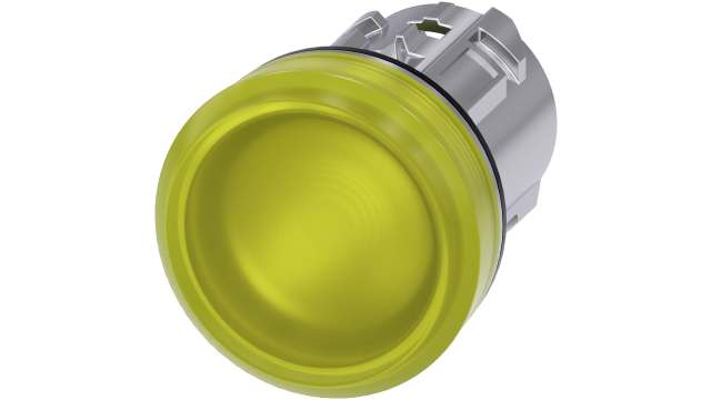 Siemens Yellow Pilot Light Head, 22 mm Cutout SIRIUS ACT 3SU10 Series | 3SU1051-6AA30-0AA0