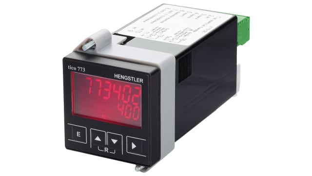 Hengstler TICO 773 Batch Counter, Shift Counter, Tachometer, Timer, 6 Digit LCD, 60kHz, 100 → 240 V ac | RS0773442