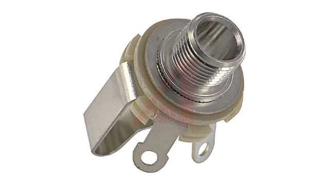 Switchcraft Jack Plug & Socket 6.35 mm Panel Female 3 Stereo, 1A PC Pin | 12B