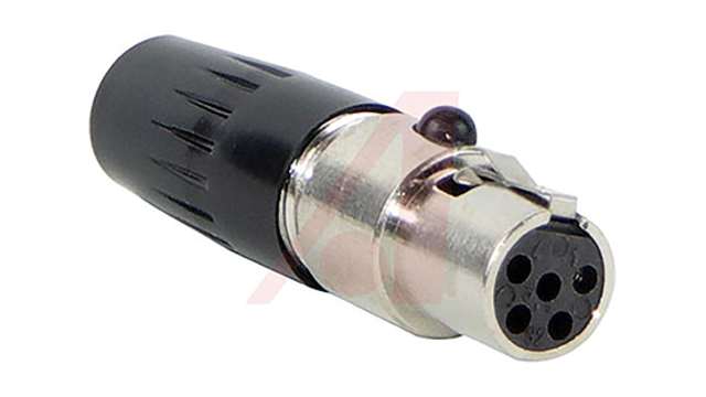 Switchcraft Cable XLR Connector, Straight, 125 V Female, 5 Way, Silver Plating | TA5FLX