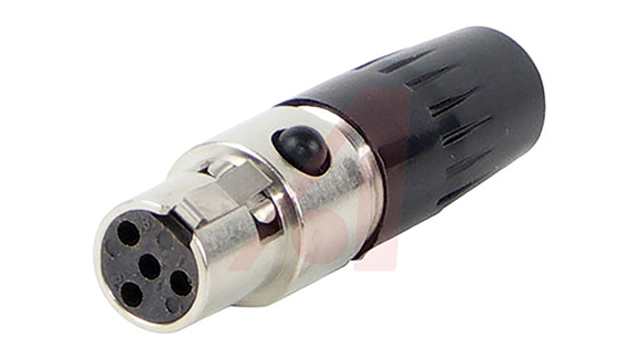 Switchcraft Cable XLR Connector, Straight, 125 V Female, 4 Way, Silver Plating | TA4FLX