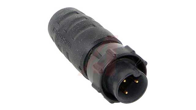 Switchcraft Circular Connector, 3 Contacts, Cable, Cable, Standard Connector, Plug, Male, IP68, IP69K, EN3 Series | EN3C3MX