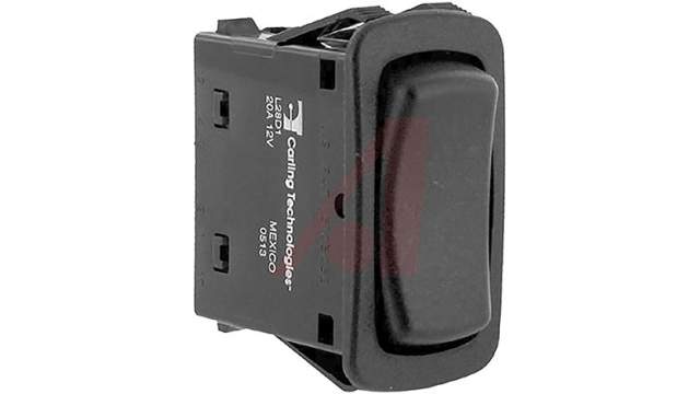 Carling Technologies Illuminated DPDT, On-Off-On On-Off-On Rocker Switch Panel | L28D1EHN1-A7900-000